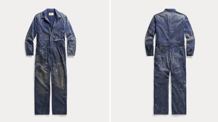 Marca de moda top lanza un overol con manchas de pintura por 695 dólares