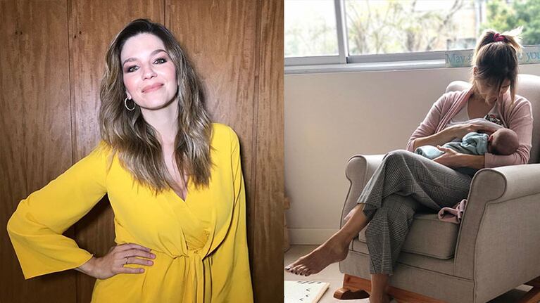 Marcela dio a luz a Otto hace menos de un mes.