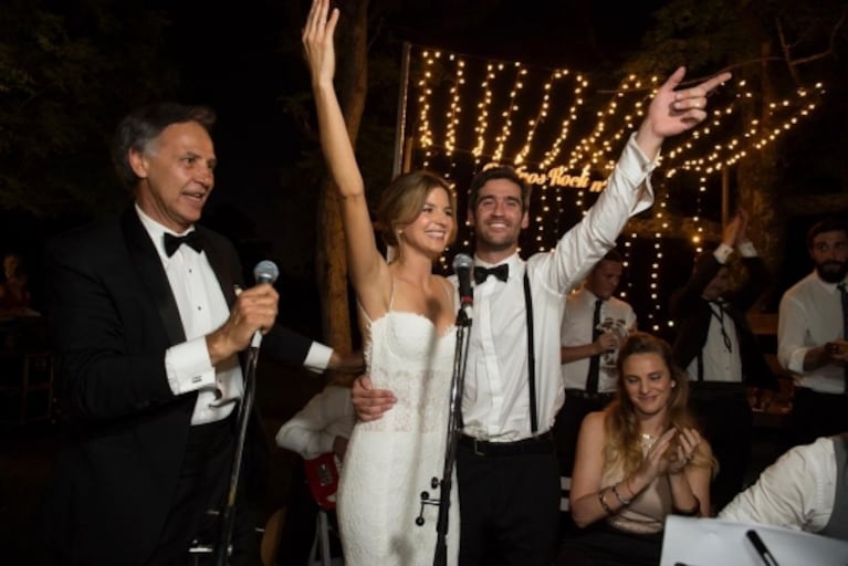 Marcela Kloosterboer cumplió 7 años de casada: así fue el menú de su boda vegetariana