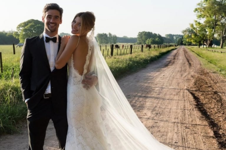 Marcela Kloosterboer cumplió 7 años de casada: así fue el menú de su boda vegetariana