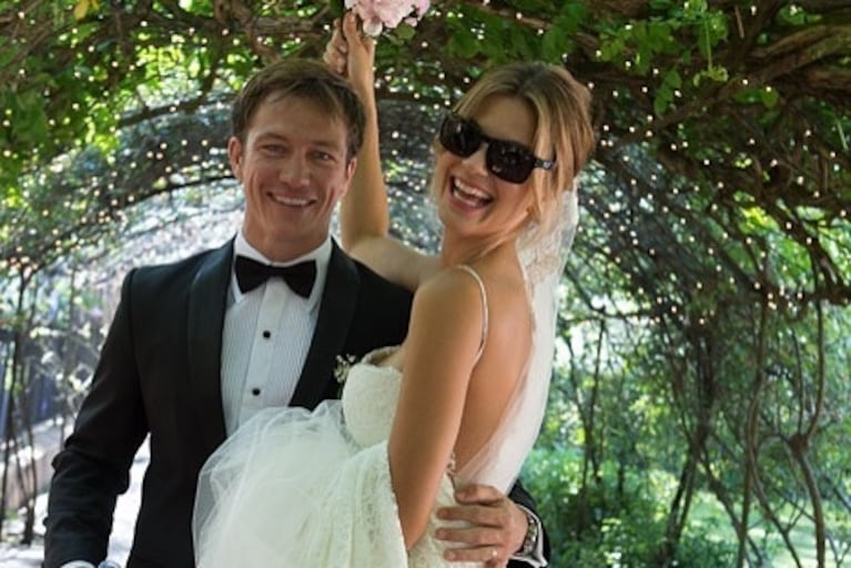 Marcela Kloosterboer cumplió 7 años de casada: así fue el menú de su boda vegetariana