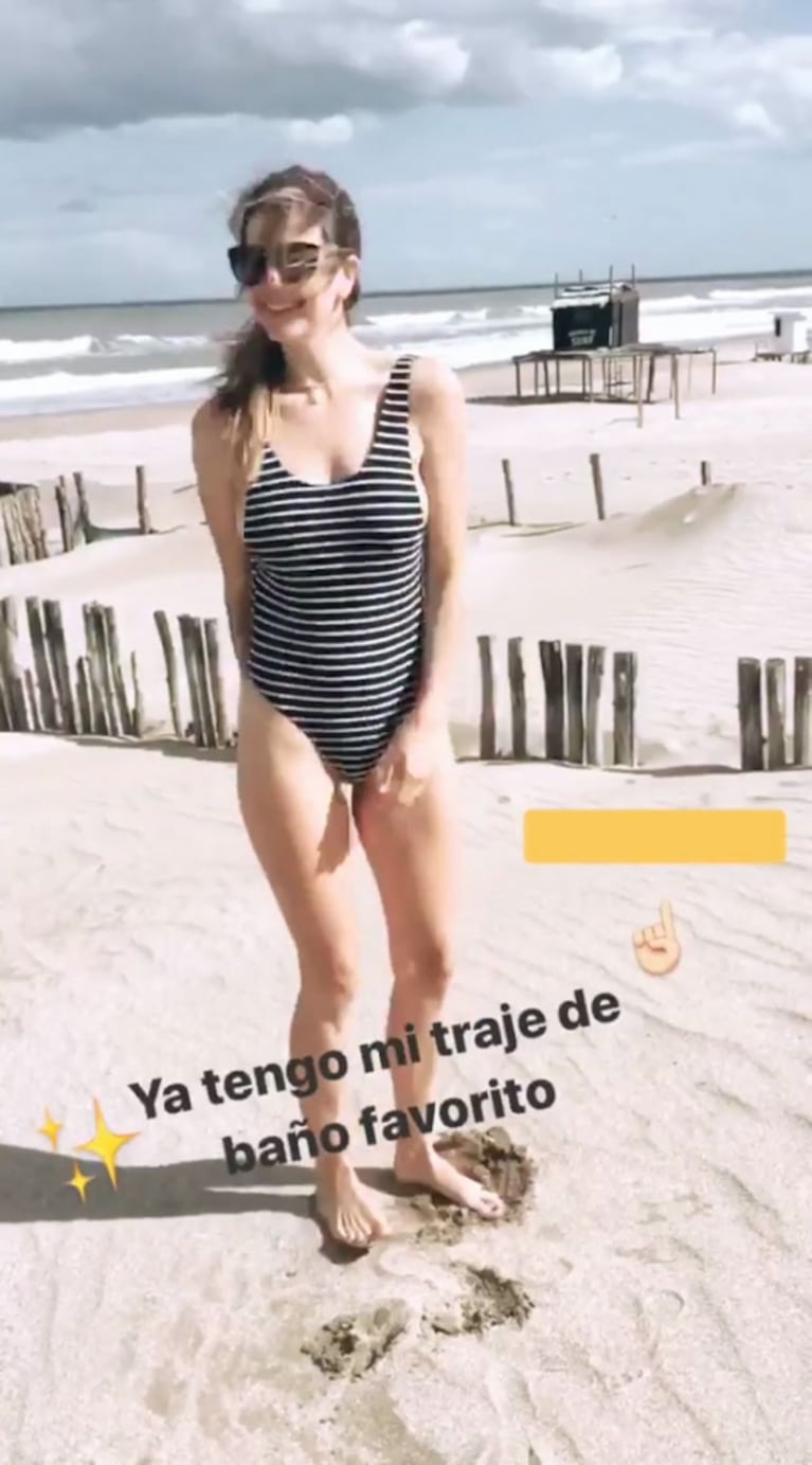 Marcela Kloosterboer deslumbró en la playa con una malla enteriza: "Ya tengo mi traje de baño favorito"