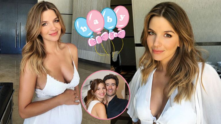 Marcela Kloosterboer, divina a poco de ser mamá (Fotos: Instagram). 