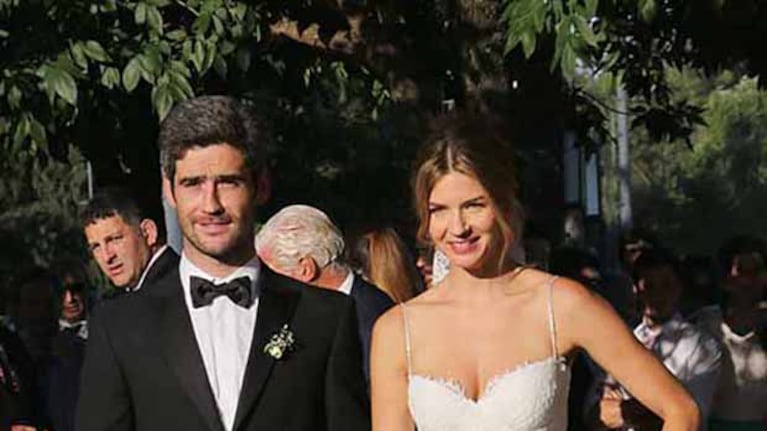 Marcela Kloosterboer y su vestido de Pnina Tornai (Foto: Ciudad.com)