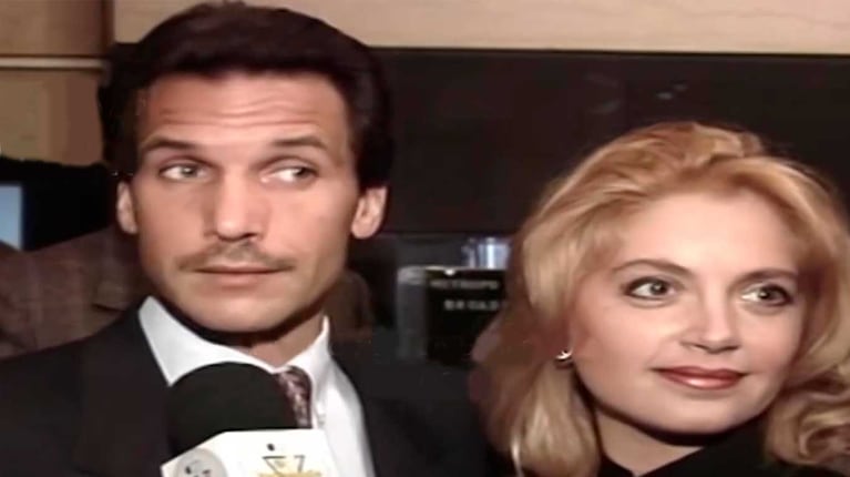 Marcela Ortíz con Raúl Taibo (Foto: captura América TV)