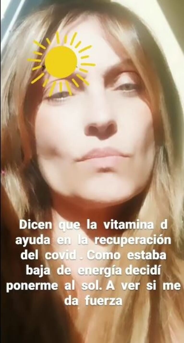 Marcela Tauro contó cómo transita su coronavirus: "Estaba baja de energía y me puse al sol, la vitamina D ayuda"