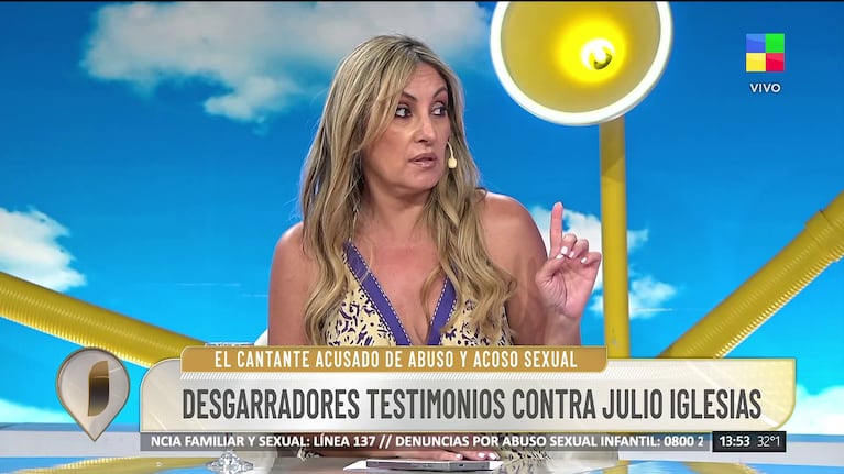 Marcela Tauro en Intrusos (Foto: captura de América).