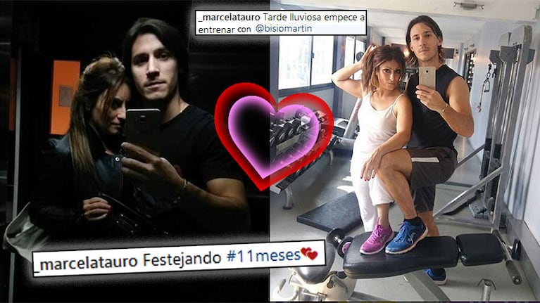 Marcela Tauro, noche de pasión y tarde de gym con su joven novio por su aniversario