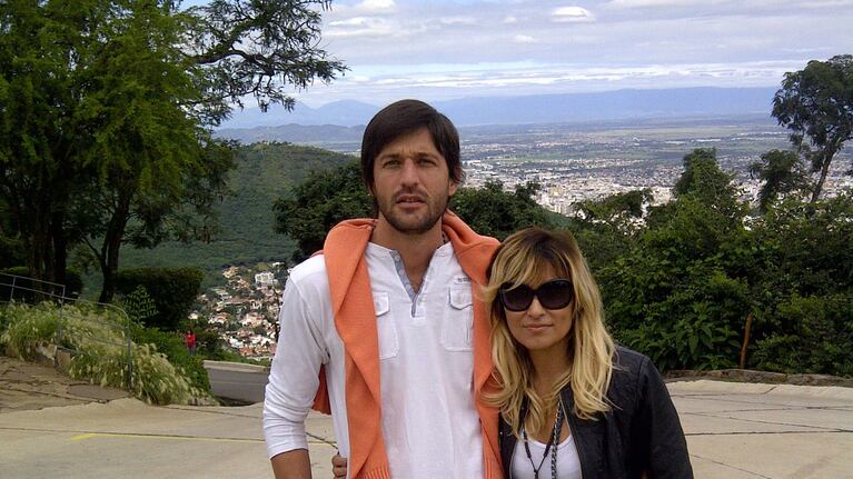Marcela Tauro y su novio José Luis, en Salta. (Foto: álbum personal Marcela Tauro)