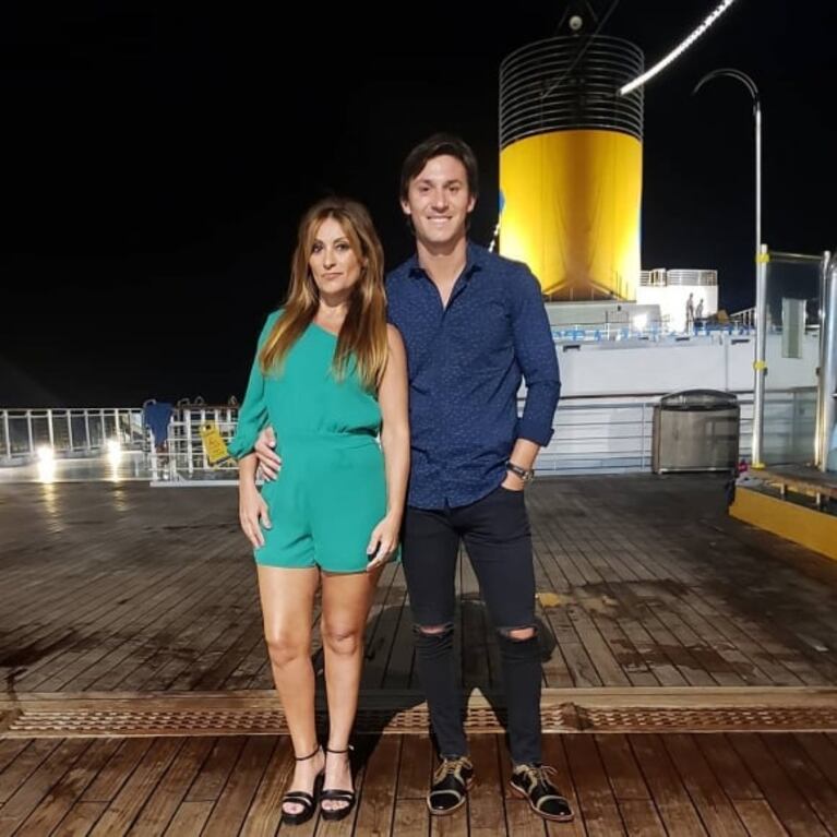 Marcela Tauro y su novio Martín Bisio, a los besos y súper enamorados: "Tres años juntos y vamos por más"