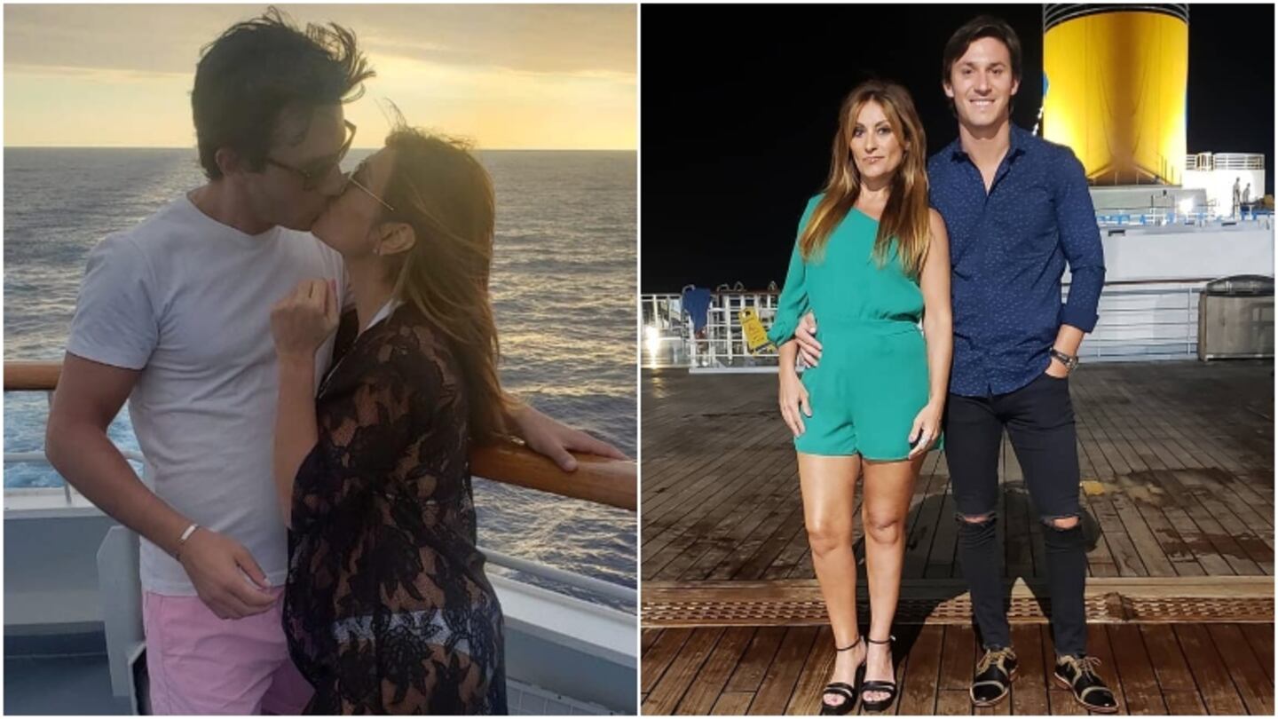 Marcela Tauro y su novio Martín Bisio, a los besos y súper enamorados: Tres años juntos y vamos por más