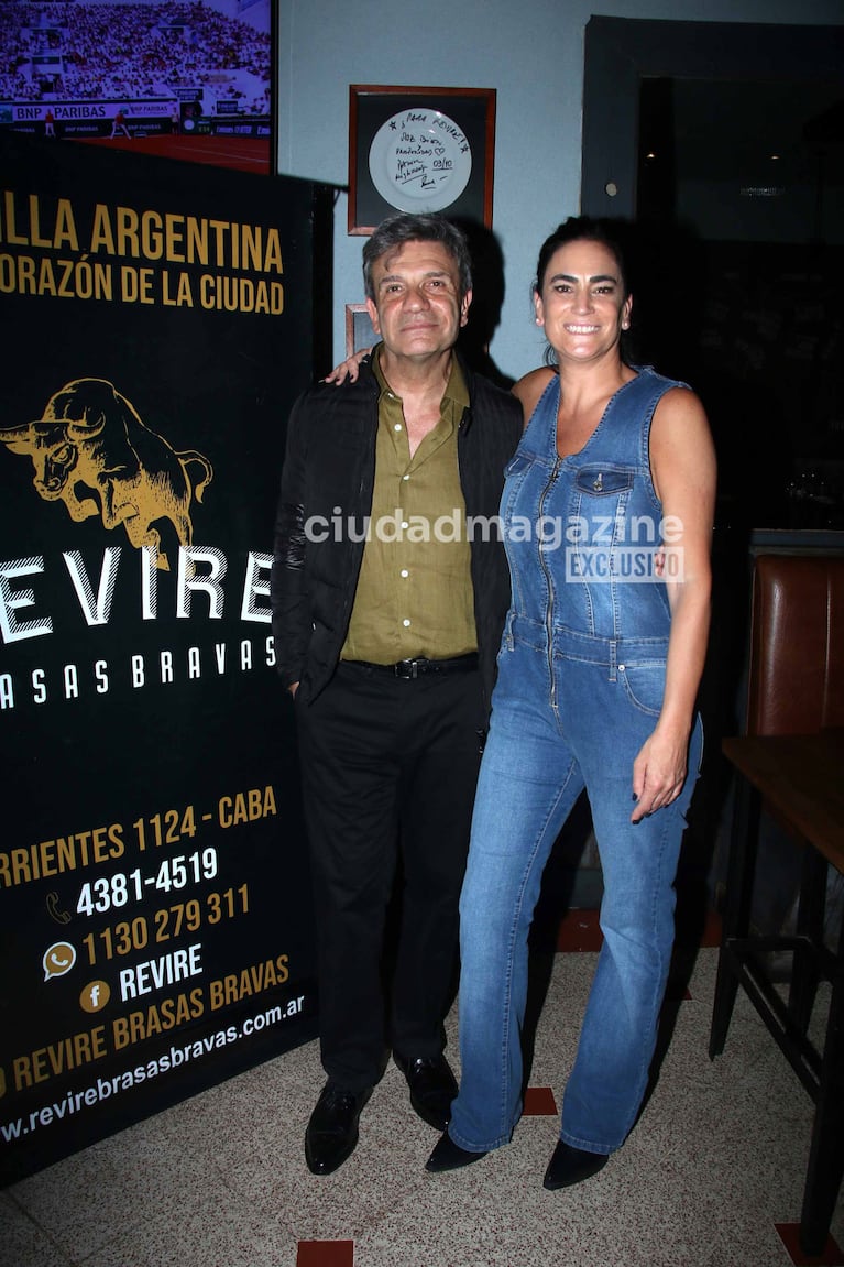 Marcelo De Bellis en el estreno de la obra Mamá (Foto: Movilpress).