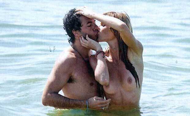 Marcelo Fernández Barón y Lara Bernasconi, acaramelados en Punta del Este. (Foto: Gente)