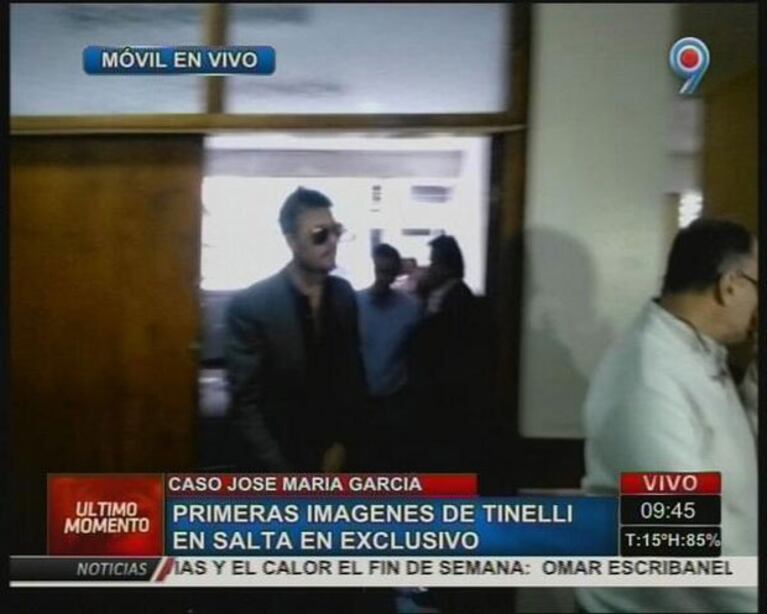 Marcelo ingresando al hospital de Salta (Foto: Twitter). 