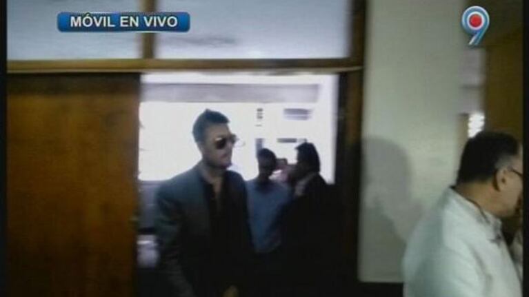 Marcelo ingresando al hospital de Salta (Foto: Twitter).