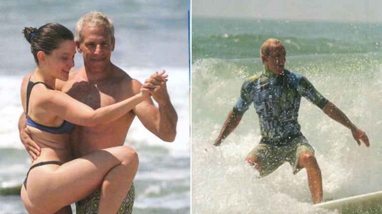 Marcelo Mazzarello y Florencia Argento, su bellísima novia. (Foto: revista Caras)