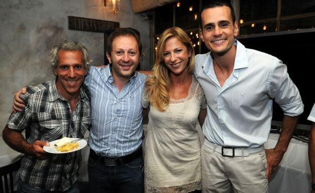 Marcelo Mazzarelo, Nicolás Scarpino, Claudia Fontán y Christian Sancho, parte de Los Unicos. (Foto: El Trece)