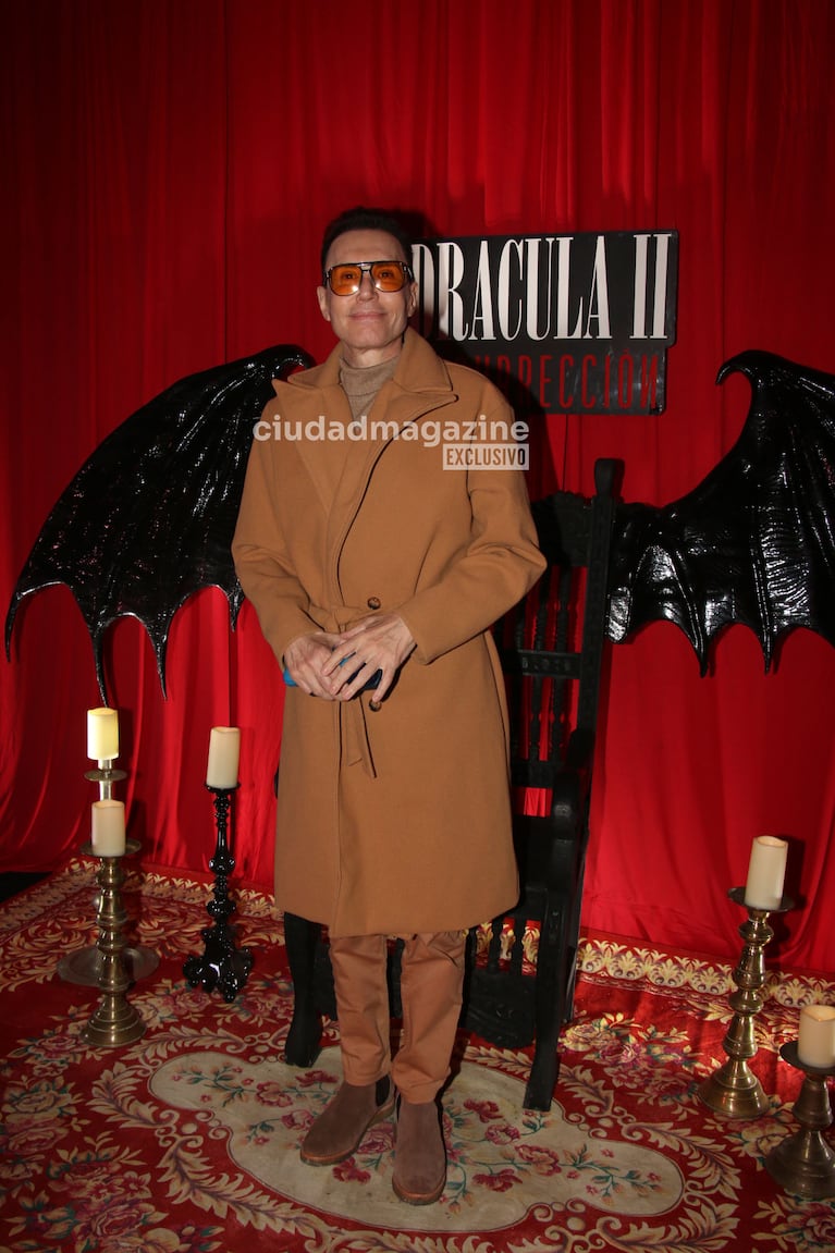 Marcelo Polino en el estreno de Drácula II Resurrección (Foto: Movilpress).
