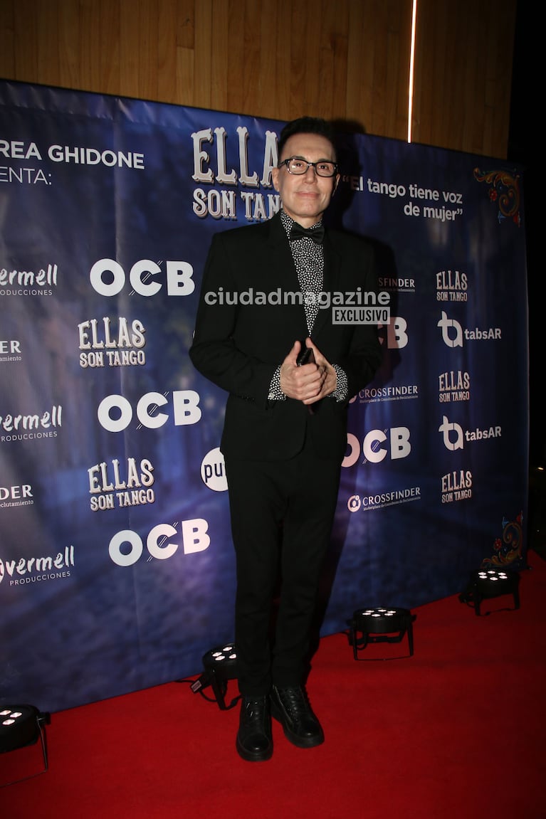 Marcelo Polino en el estreno de Ellas son Tango (Foto: Movilpress).
