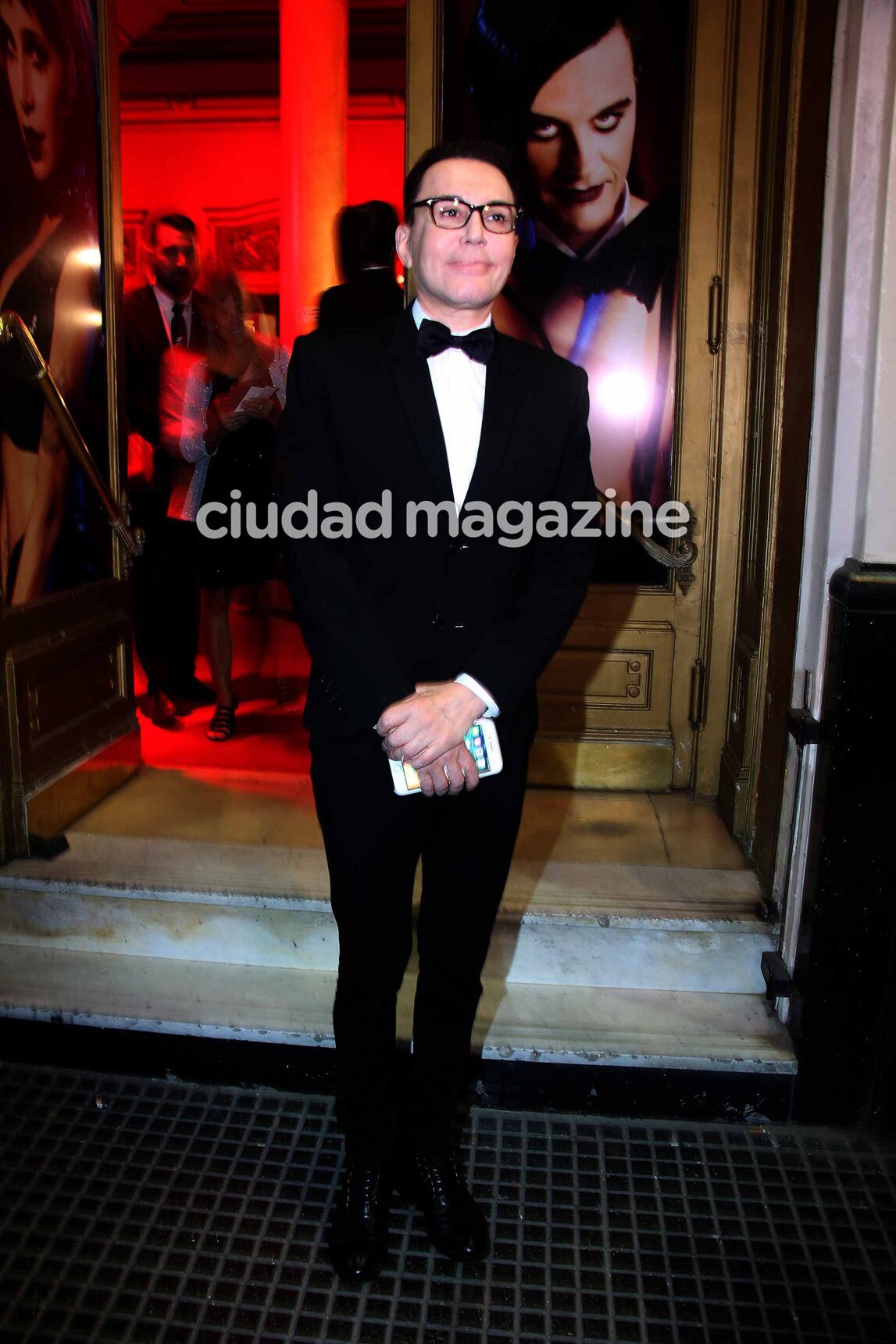 Marcelo Polino en la gala de prensa de Cabaret. (Foto: Movilpress)