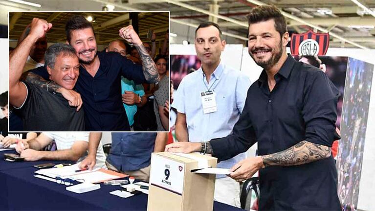 Marcelo Tinelli arrasó en las elecciones y se convirtió en el  nuevo presidente de San Lorenzo