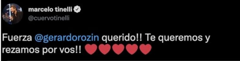 Marcelo Tinelli despidió a Gerardo Rozín con un conmovedor mensaje: "Un laburante incansable"