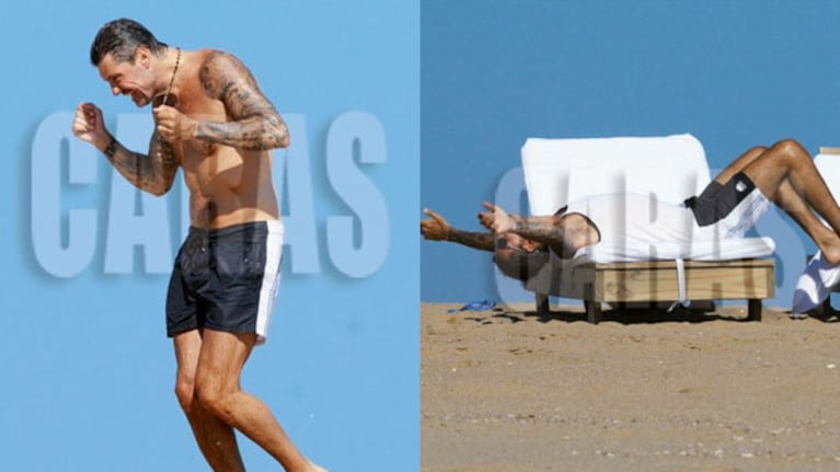 Marcelo Tinelli disfruta de sus vacaciones en Punta del Este (Foto: Caras).