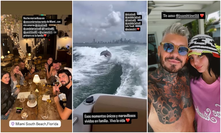 Marcelo Tinelli disfruta unas vacaciones familiares inolvidables en Miami. Crédito: Instagram/@marcelotinelli.