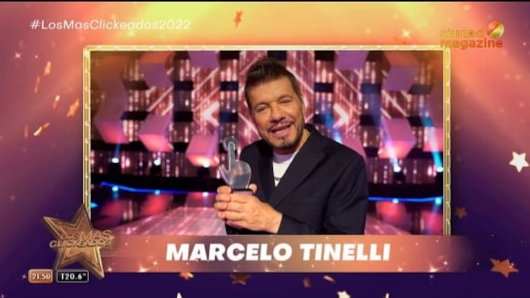 Marcelo Tinelli, emocionado en Los Más Clickeados 2022: "Gracias por estar siempre acompañándonos"