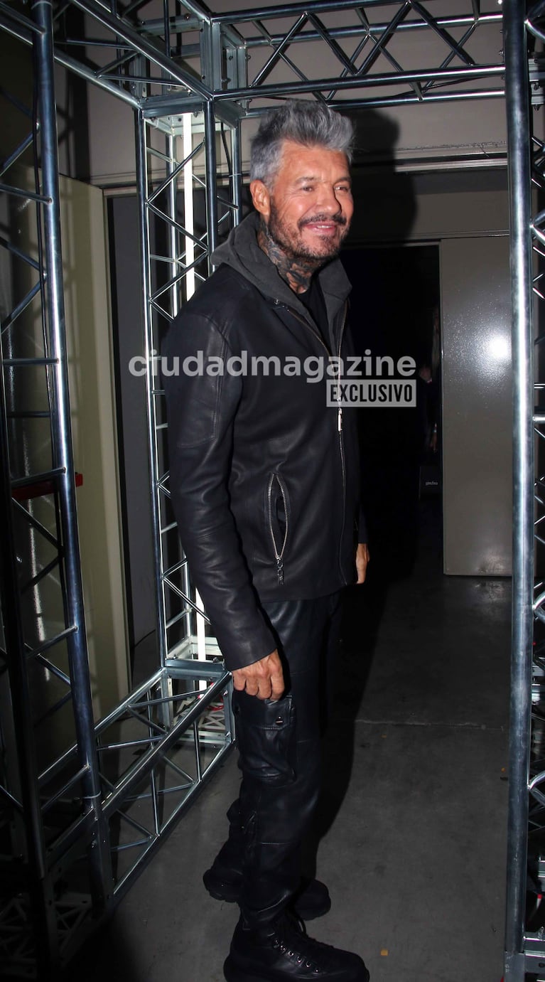 Marcelo Tinelli en el cierre del BAFWEEK (Fotos: Movilpress).