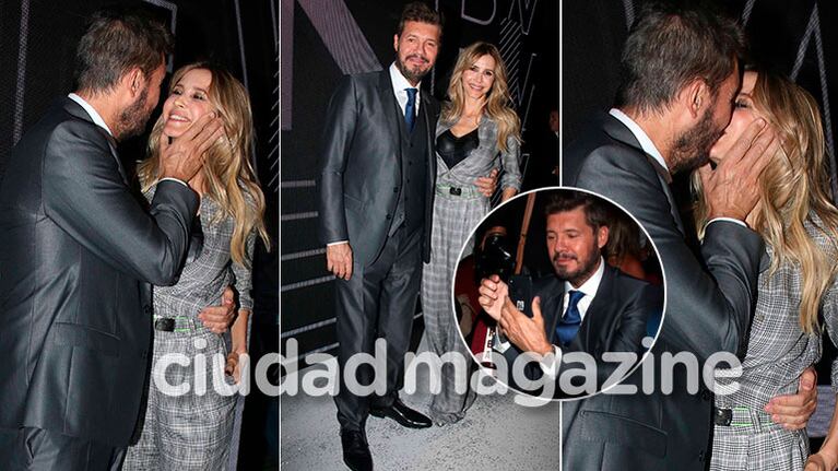  Marcelo Tinelli, espectador de lujo en el desfile de Guillermina Valdés (Fotos: Movilpress)