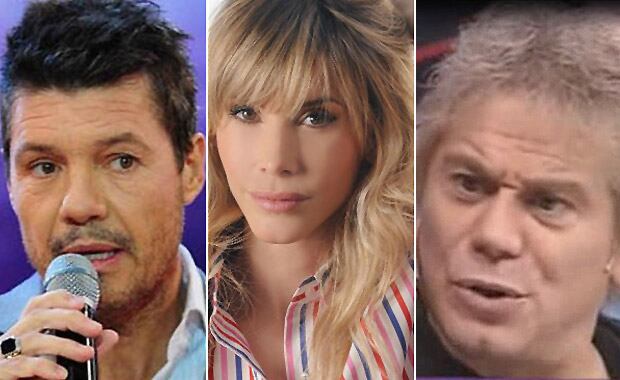 Marcelo Tinelli, Guillermina Valdés y Beto Casella, una polémica que crece. (Fotos: Web)