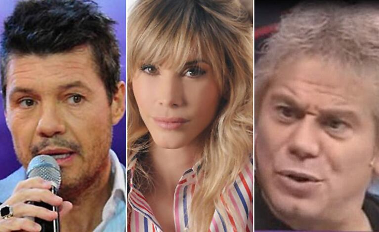 Marcelo Tinelli, Guillermina Valdés y Beto Casella, una polémica que crece. (Fotos: Web)