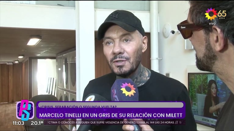 Marcelo Tinelli habló en Puro Show de Milett Figueroa (Foto: captura de eltrece).