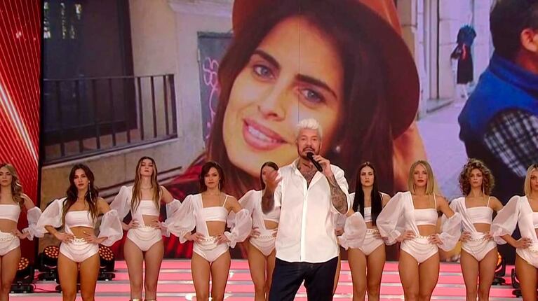 Marcelo Tinelli hizo un homenaje a Silvina Luna en Bailando 2023 (Foto: captura América TV)