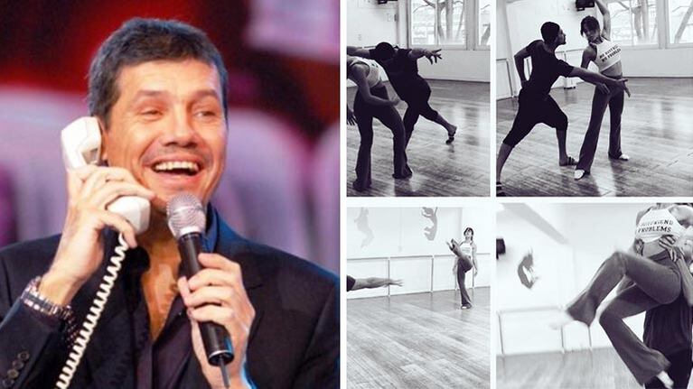Marcelo Tinelli le dio la bienvenida a Jimena Barón. Fotos: Web y Twitter.