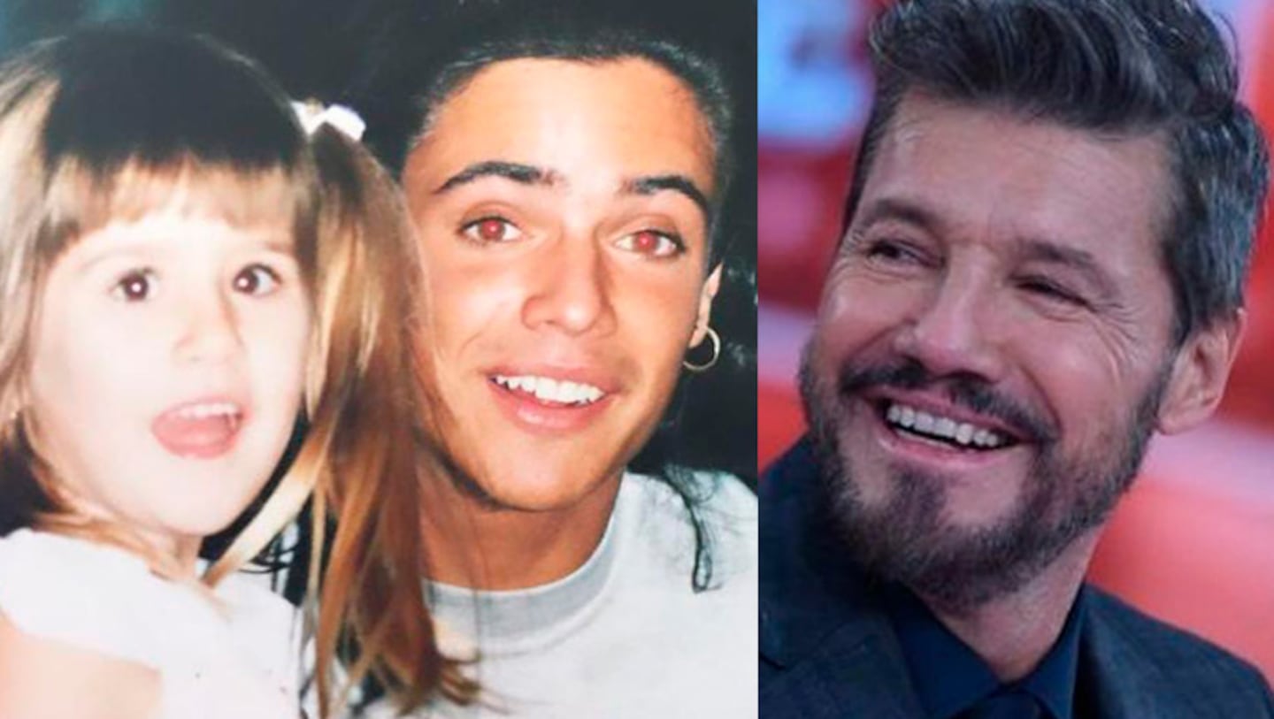 Marcelo Tinelli mandó al frente a su hija Mica mediante una foto retro con Luciano Castro.