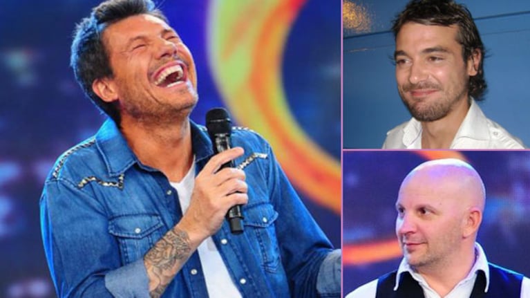 Marcelo Tinelli, Pedro Alfonso y Manuel Navarrete. (Fotos: Web)