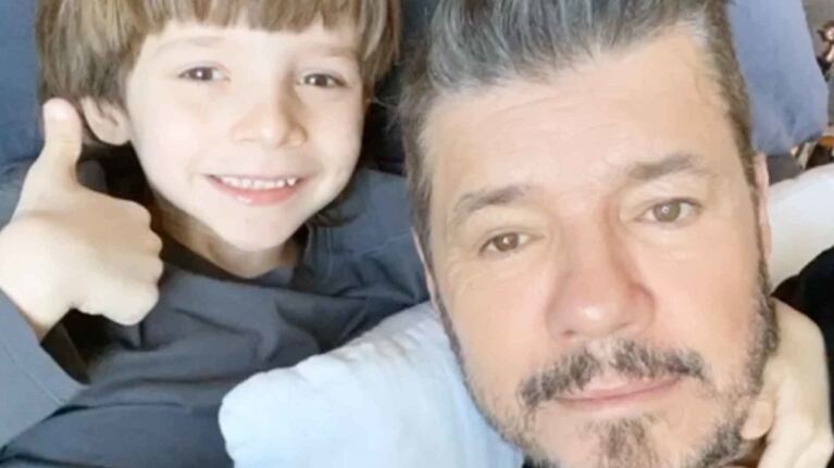 Marcelo Tinelli posteó una foto de cuando era chico y se comparó con Lolo: ¿Me parezco?