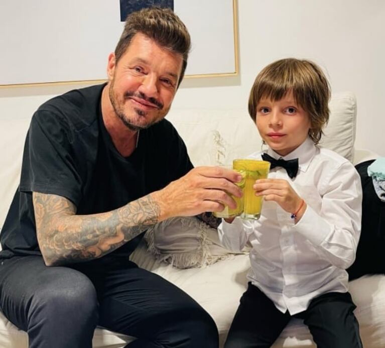 Marcelo Tinelli posteó una foto de cuando era chico y se comparó con Lolo: "¿Me parezco?"