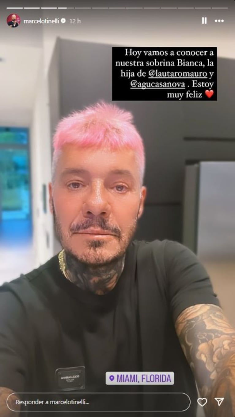 Marcelo Tinelli presentó a su nuevo amor en redes: “Noche soñada”