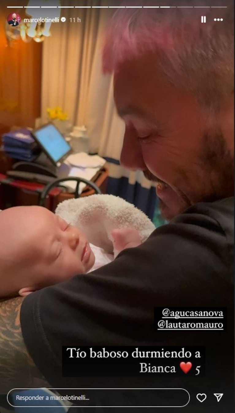 Marcelo Tinelli presentó a su nuevo amor en redes: “Noche soñada”