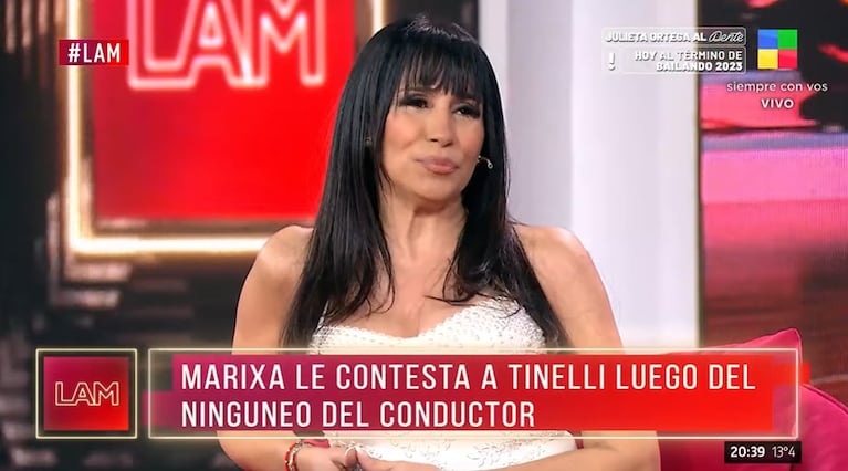 Marcelo Tinelli reaccionó contundente tras ser acusado de “ningunear” a Marixa Balli