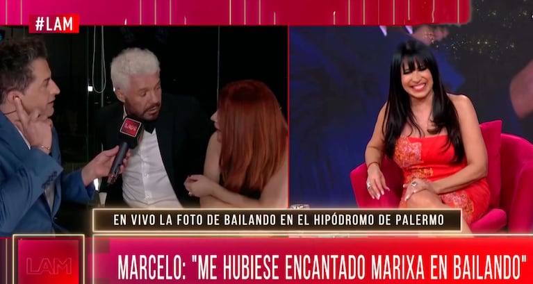 Marcelo Tinelli recordó su romance con Marixa Balli y le hizo una pícara propuesta en vivo