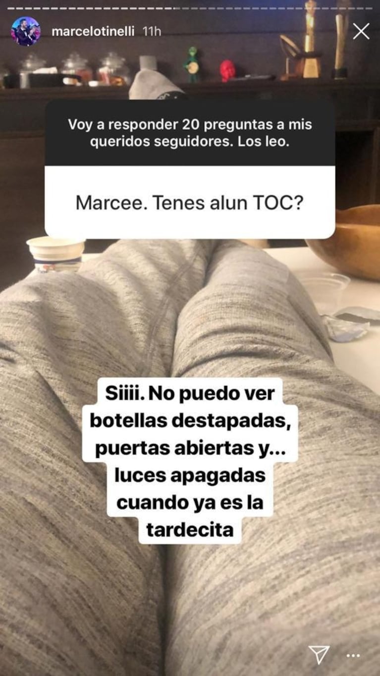 Marcelo Tinelli reveló cuáles son sus TOC: "No puedo ver..."