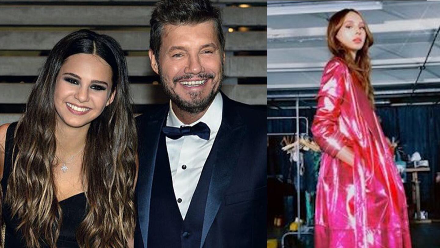 Marcelo Tinelli se mostró orgulloso de Juanita por su faceta de modelo.