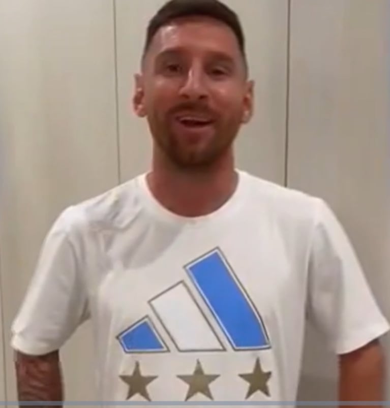 Marcelo Tinelli se quebró en llanto al escuchar en vivo el especial mensaje que le dedicó Lionel Messi