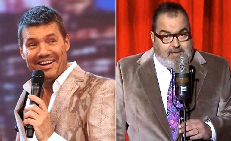 Marcelo Tinelli se refirió -tácitamente- al chiste de Jorge Lanata. (Fotos: archivo Web)
