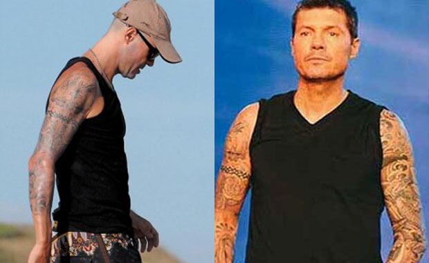 Marcelo Tinelli, uno de los famosos más tatuados (Foto: Web). 