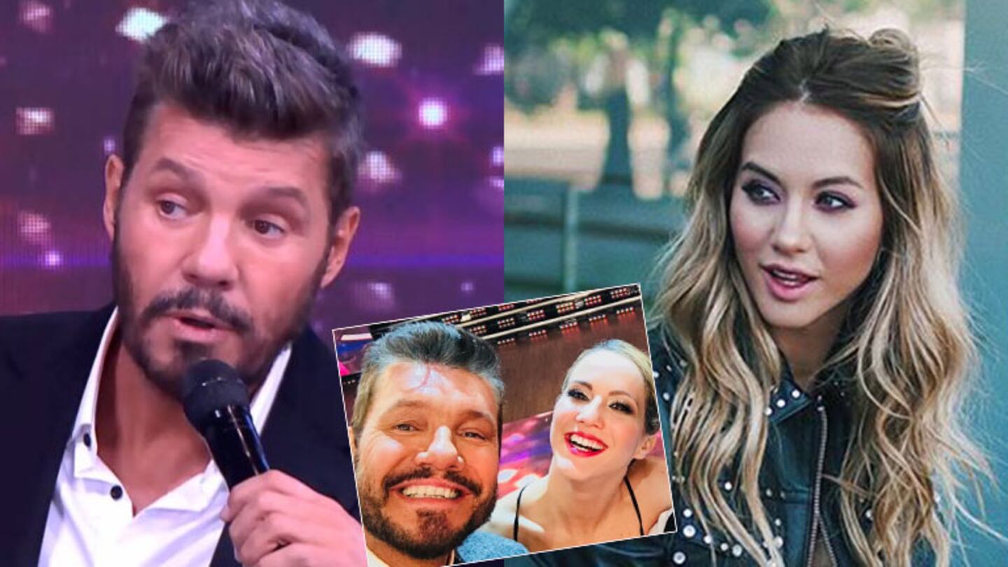 Marcelo Tinelli y Flor Vigna